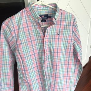 Excellent preloved boys Vineyard vine button down